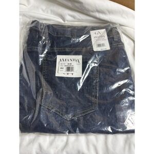 Gloria Vanderbilt The Original Slimming Jean Size 24w Short Blue